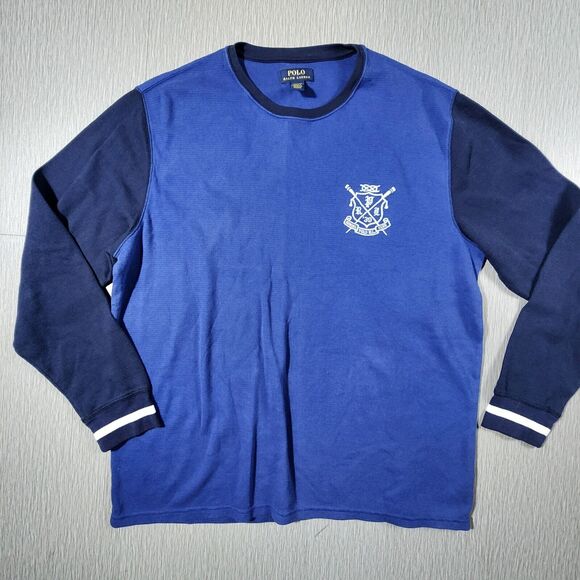 Polo Ralph Lauren Other - Polo Ralph Lauren Embroidered Rowing Club Waffle Knit Thermal Sleepwear 2XL